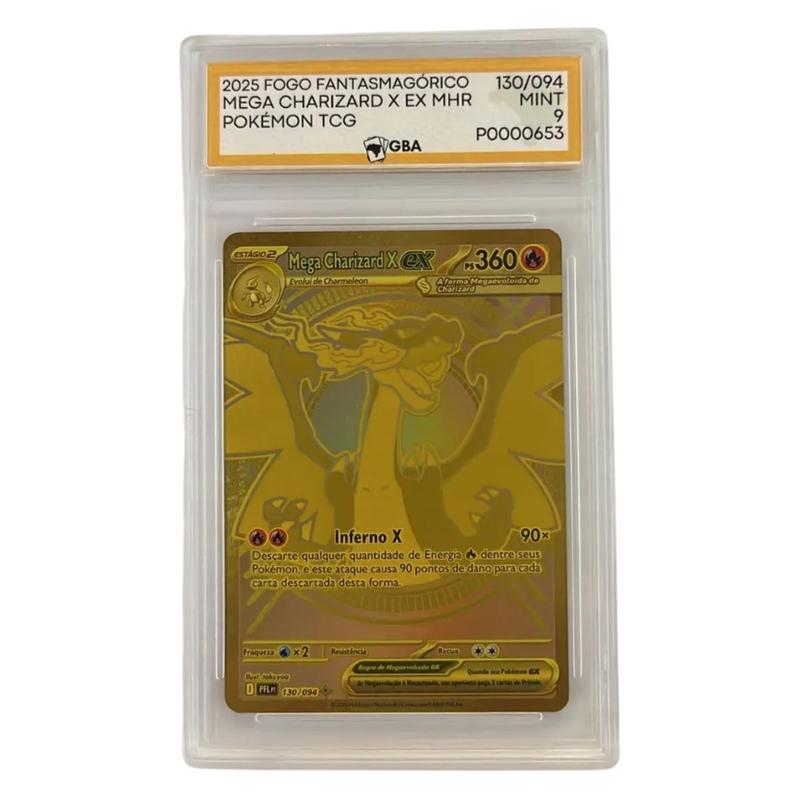 Carta Pokemon Mega Charizard X ex MHR (130/094) GBA 9 - Pokémon